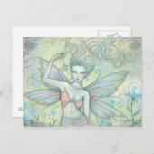Mystic Garden Fairy Briefkaart (Voorkant / Achterkant)
