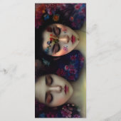 Mystic Garden: Floral Dreams Bladwijzer Menu (Achterkant)