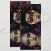 Mystic Garden: Floral Dreams Bladwijzer Menu (Voorkant / Achterkant)