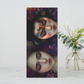 Mystic Garden: Floral Dreams Bladwijzer Menu (Staand voorkant)