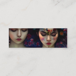 Mystic Garden: Floral Dreams Bladwijzer Mini Visitekaartje