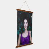 Mystic Girl Hangend Wandkleed (Gebogen)