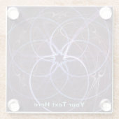 Mystic Glazen Onderzetter (Achterkant)