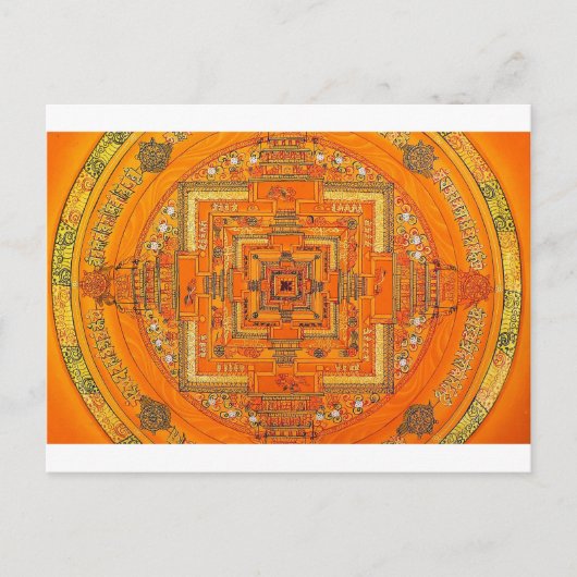 MYSTIC GLOW MANDALA BRIEFKAART (Voorkant)