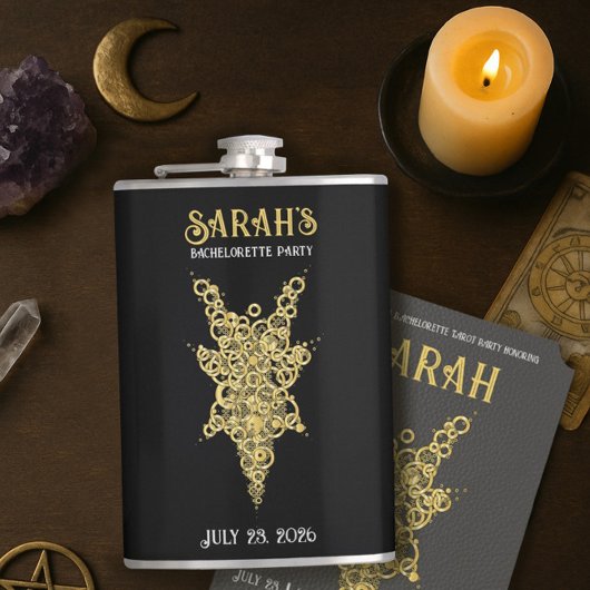 Mystic Gold Bachelorette Flacon met Vinyl Bekledin