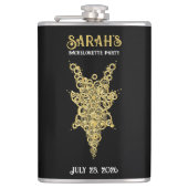 Mystic Gold Bachelorette Flacon met Vinyl Bekledin (Voorkant)