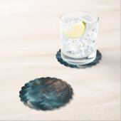 Mystic Gothic Steampunk - Blue Copper Patina  Kartonnen Onderzetters (Insitu)