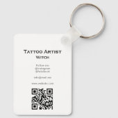 Mystic Gothic Tarot Skelet Hemels Sleutelhanger (Achterkant)