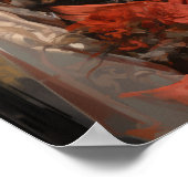 Mystic Grace: betoverende Japanse vrouw Poster (Hoek)