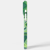 Mystic Green Abstracte wervelingen Case-Mate iPhone Case (Achterkant / Links)