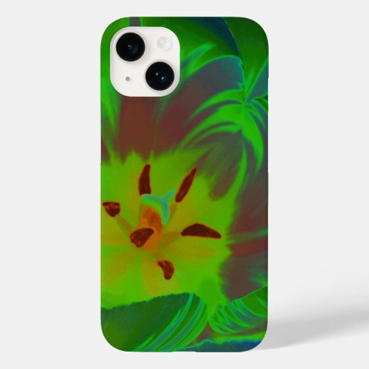 Mystic Green Tulip Case-Mate iPhone Case (Achterkant)