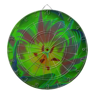 Mystic Green Tulip Dart Board Dartbord