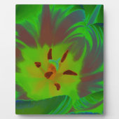 Mystic Green Tulip Plaque Fotoplaat (Voorkant)