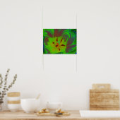 Mystic Green Tulip Poster (Keuken)