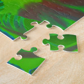 Mystic Green Tulip Puzzle Legpuzzel (Zijkant)