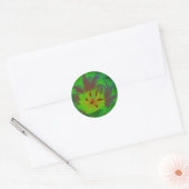 Mystic Green Tulip Sticker (Envelop)