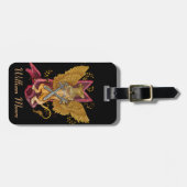 Mystic Griffin met swords Bagagelabel (Voorkant horizontaal)