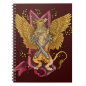 Mystic Griffin met swords Notitieboek (Voorkant)