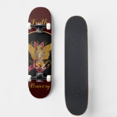 Mystic Griffin met swords Persoonlijk Skateboard (Voorkant)