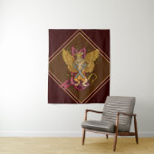Mystic Griffin met swords Wandkleed (In situ)