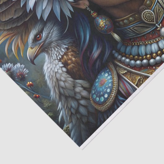 Mystic Guardian Decoupage Tissuepapier (Detail)