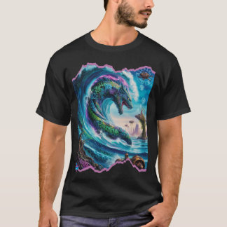 Mystic H2O Leviathan Rise Design T-shirt