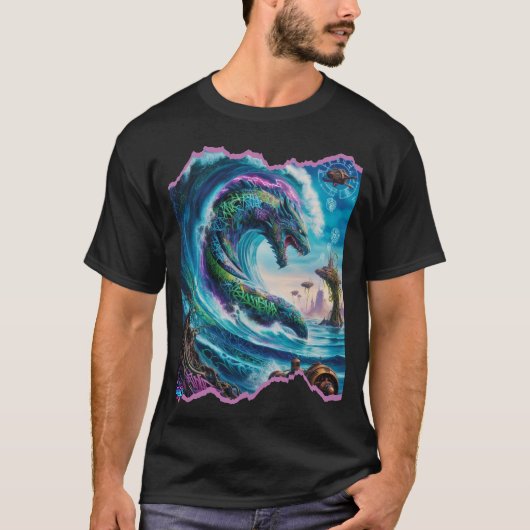 Mystic H2O Leviathan Rise Design T-shirt (Voorkant)