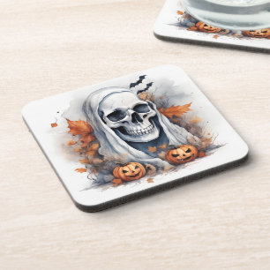 Mystic Halloween Ghost Art - betoverend geschenk Bier Onderzetter