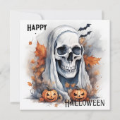 Mystic Halloween Ghost Art Skull Gift (Voorkant)