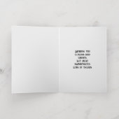 Mystic Halloween Ghost - Gotische Waterverf Kunst Folie Wenskaart (Binnenlaag)