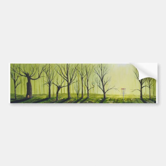 Mystic Hallows disc golf Bumpersticker (Voorkant)