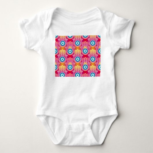 Mystic hamsa: naadloos design. romper (Voorkant)