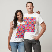 Mystic hamsa: naadloos design. t-shirt (Unisex)