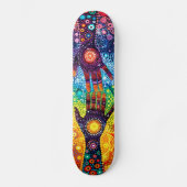 Mystic Hands - Aboriginal Style - Skateboard Deck (Voorkant)