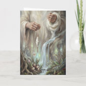 Mystic Hands Spinning Spring Water Roots Fantasy A Kaart (Achterkant)