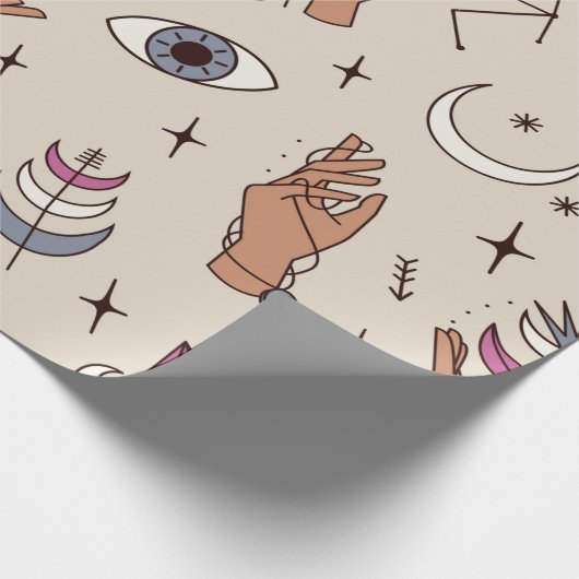 Mystic Hands Wrapping Paper Cadeaupapier (Hoek)