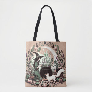 Mystic Herbalist: De kunst van hekserij en genezin Tote Bag