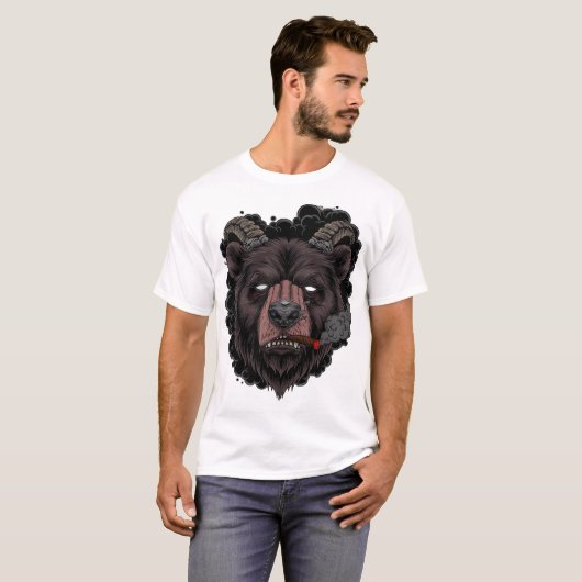 Mystic Horned Bear T-shirt (Voorkant volledig)