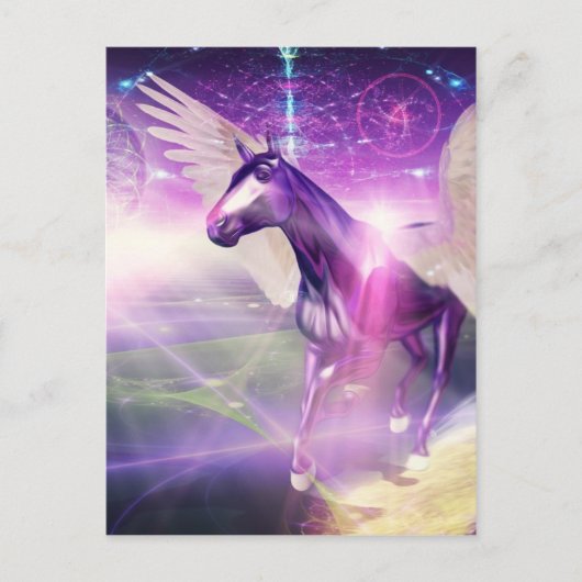 Mystic Horse Briefkaart (Voorkant)