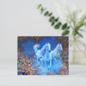 Mystic Horses Briefkaart (Staand voorkant)