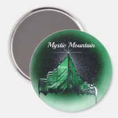 Mystic Jade Green Mountain Magneet (Voorkant / Achterkant)