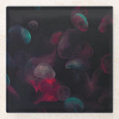 Mystic Jellyfish Glass Onderzetter (Voorkant)