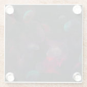 Mystic Jellyfish Glass Onderzetter (Achterkant)