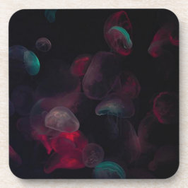 Mystic Jellyfish Plastic Onderzetter