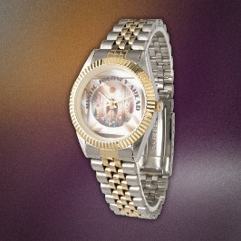 Mystic Journey Ahead, Boho in bruin en zwart | Horloge