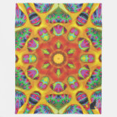 Mystic Kaleidoscoop Fleece Deken (Voorkant)