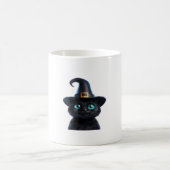 Mystic Kat – Halloween Cat Classic T-shirt Koffiemok (Center)