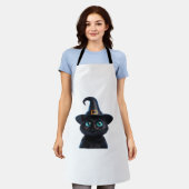 Mystic Kat – Halloween Cat Classic T-shirt Schort (Gedragen)
