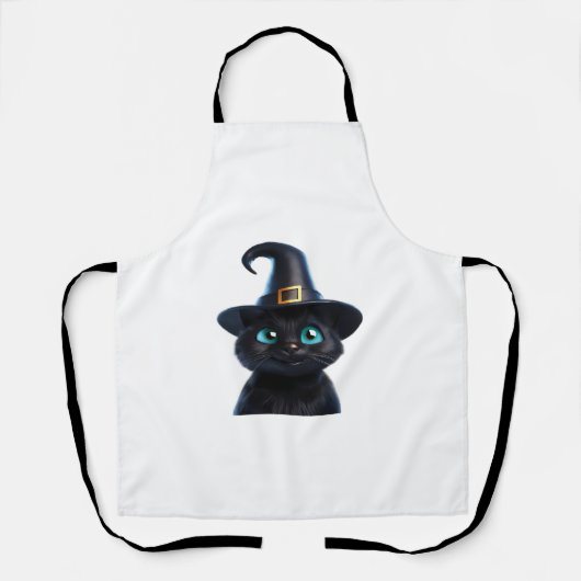 Mystic Kat – Halloween Cat Classic T-shirt Schort (Voorkant)