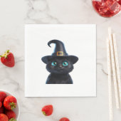 Mystic Kat – Halloween Cat Classic T-shirt Servet (Insitu)